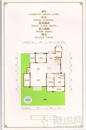 传世温泉公馆户型图